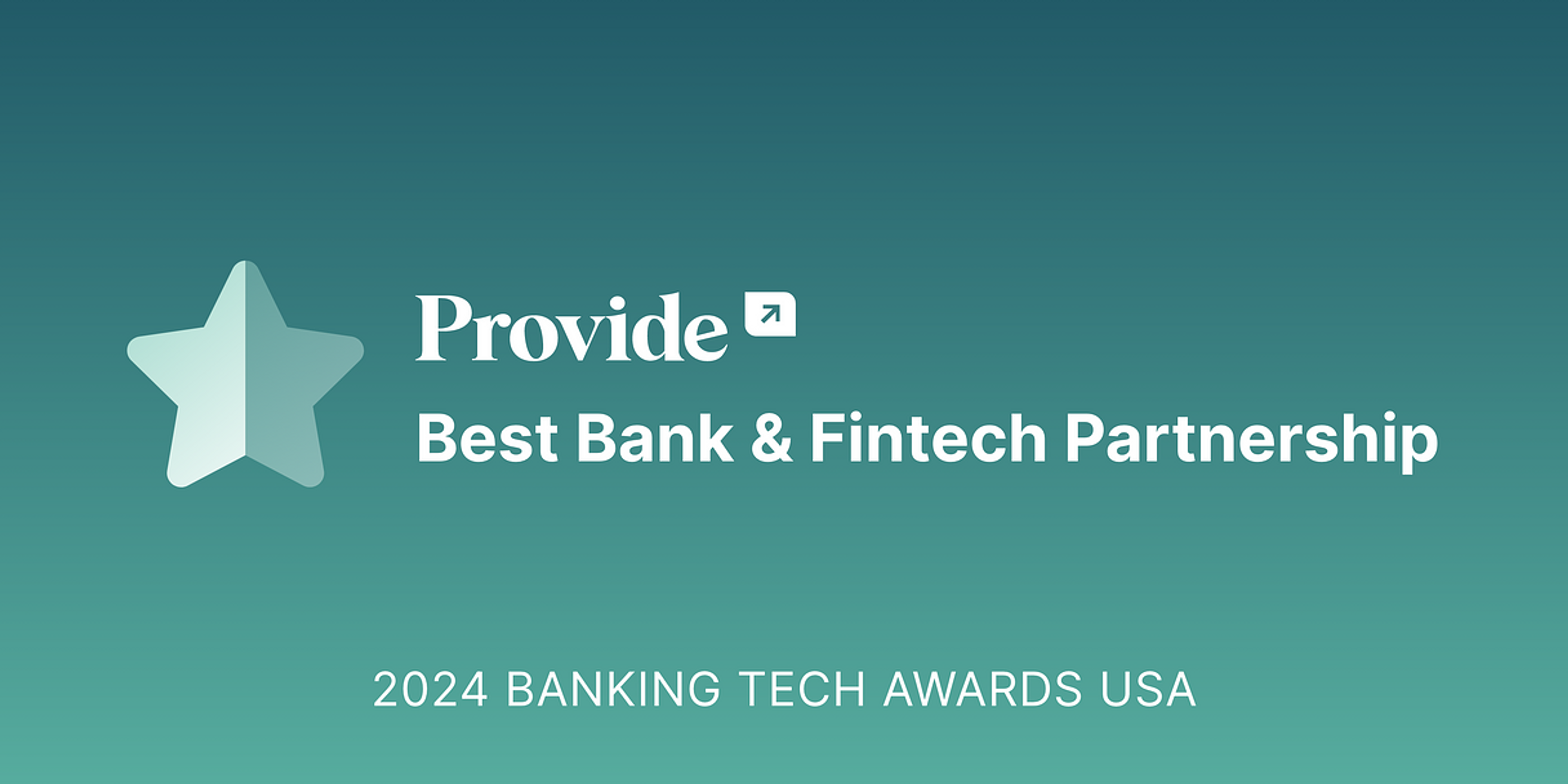 Image for Provide named finalist of the 2024 Banking Tech Awards, Best Bank & Fintech Partnership category